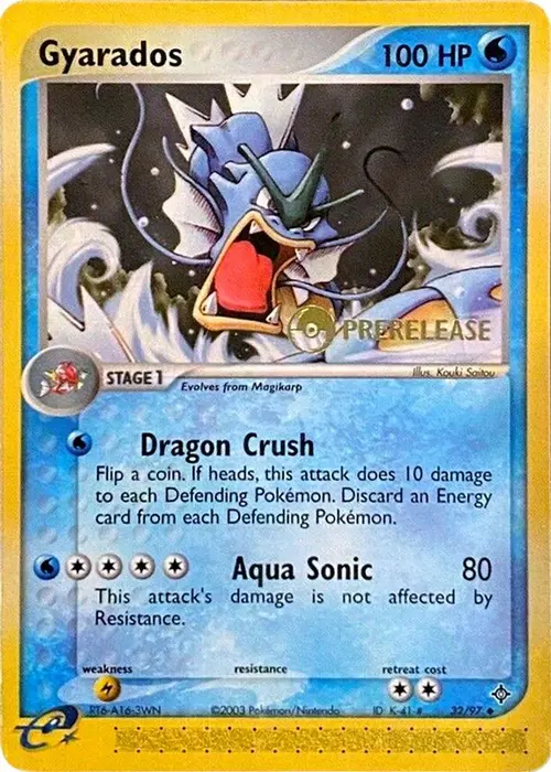 Gyarados - 32/97 (Prerelease) card art