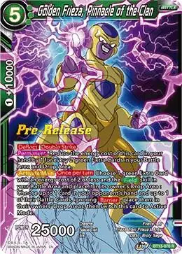 Golden Frieza, Pinnacle of the Clan card art