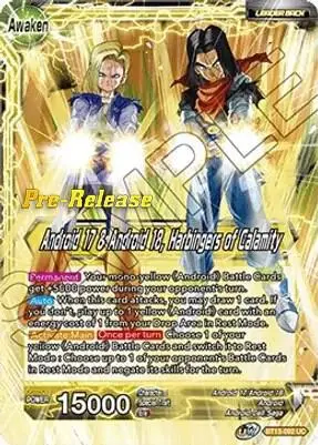 Android 17 & Android 18 // Android 17 & Android 18, Harbingers of Calamity card art