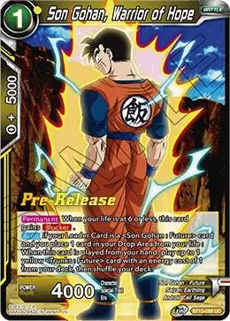 Son Gohan, Warrior of Hope card art