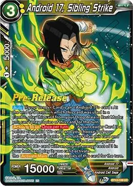 Android 17, Sibling Strike card art