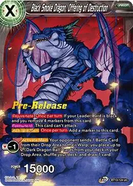 Black Smoke Dragon, Offering of Destruction card art