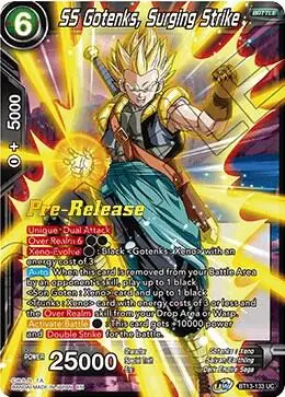 SS Gotenks, Surging Strike card art