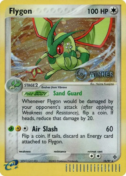 Flygon - 15/97 (Pokemon League) [Winner] card art