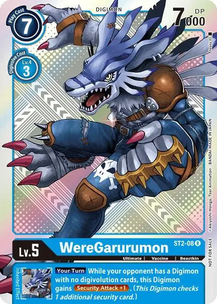 WereGarurumon - ST2-08 (Official Tournament Pack Vol.2) card art