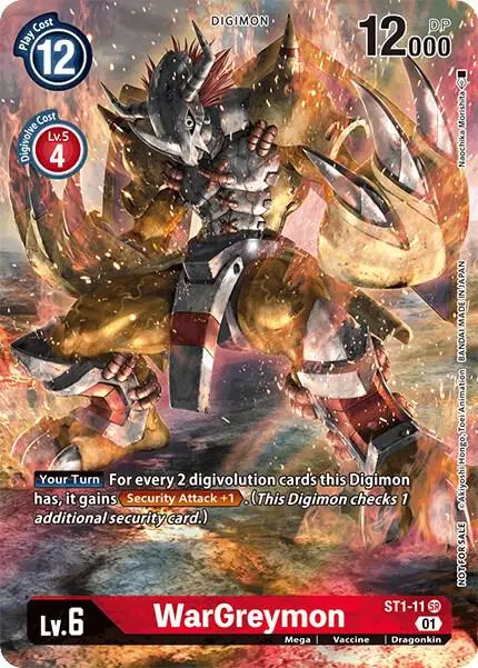 WarGreymon - ST1-11 (Premier TO Event June 2021) card art