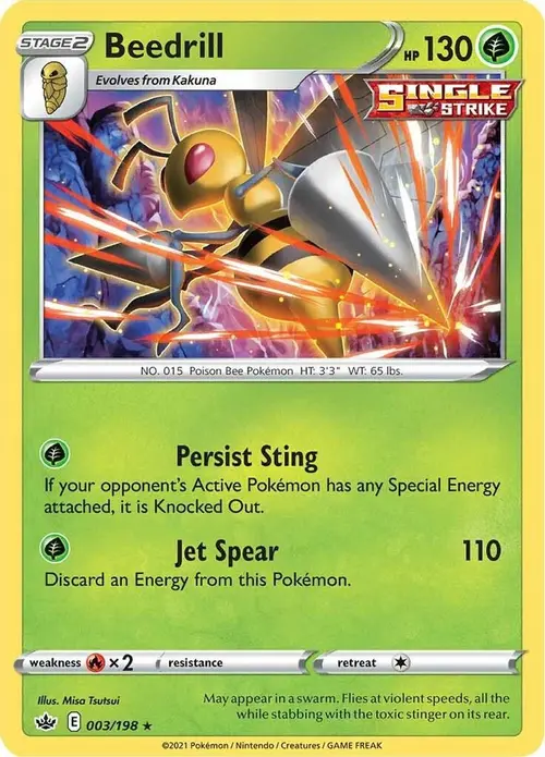 Beedrill card art