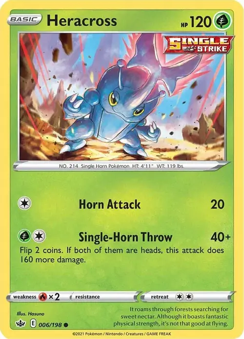 Heracross card art