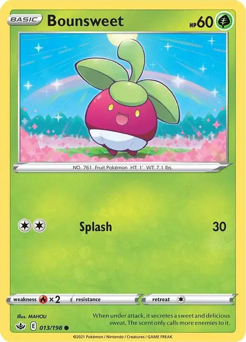 Bounsweet card art