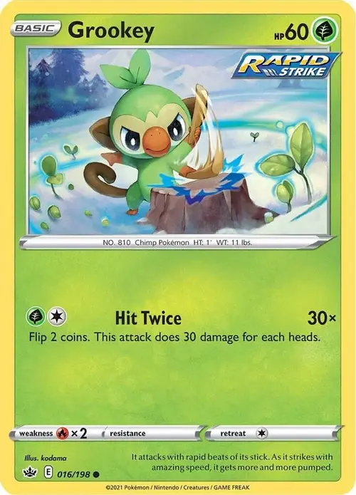 Grookey card art