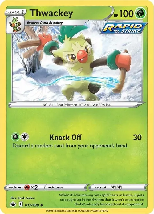 Thwackey card art