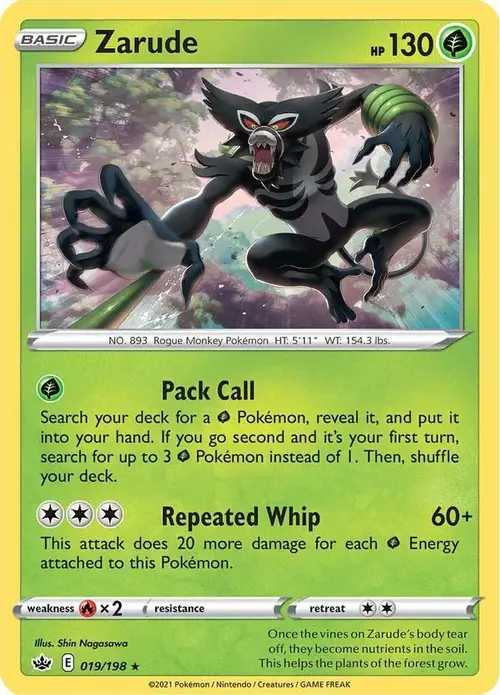Zarude card art
