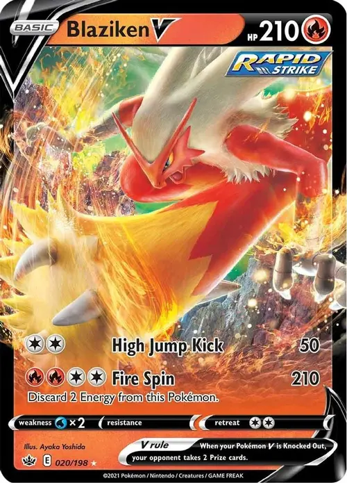 Blaziken V card art