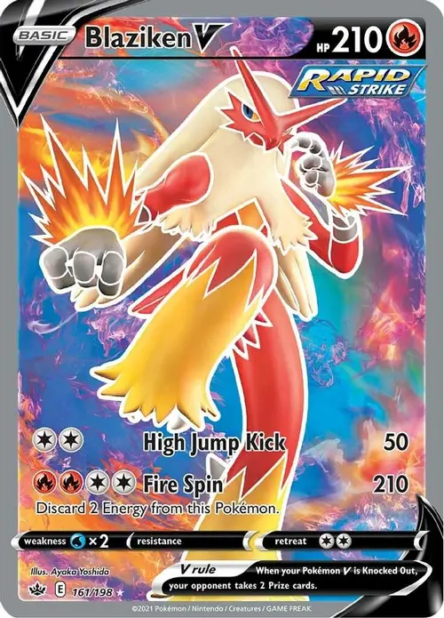 Blaziken V (Full Art) card art