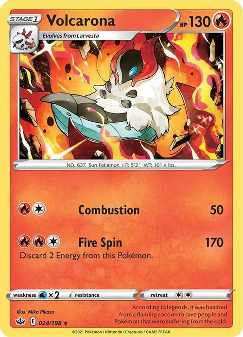 Volcarona card art