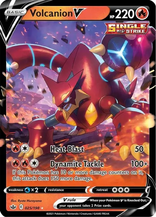 Volcanion V card art