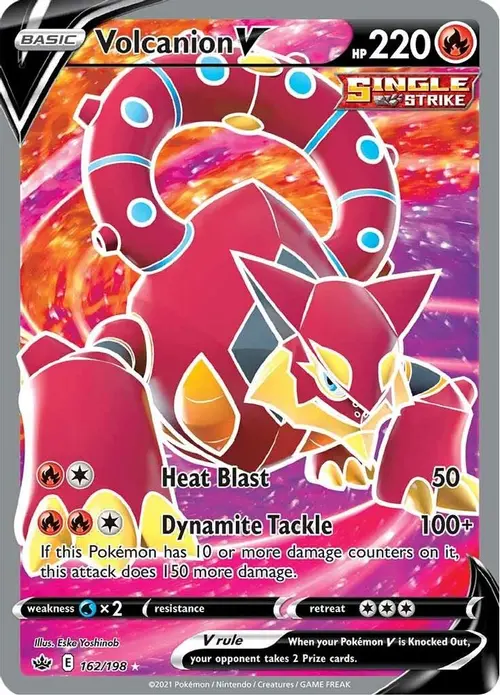 Volcanion V (Full Art) card art