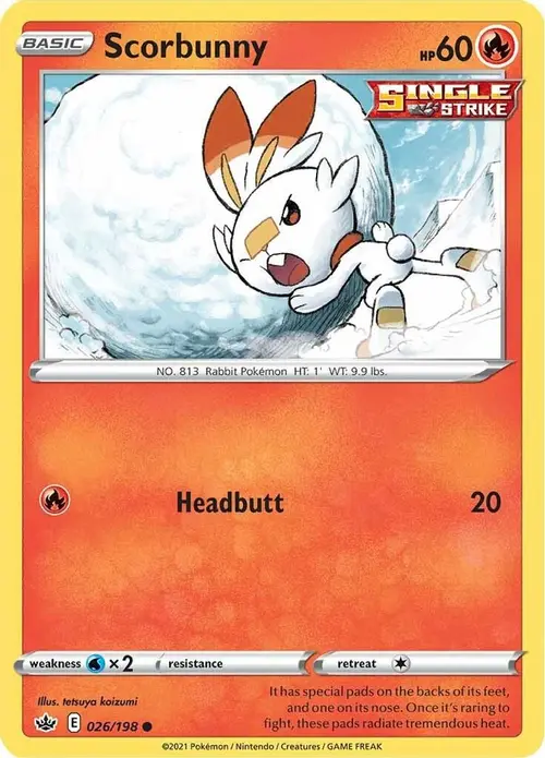 Scorbunny card art