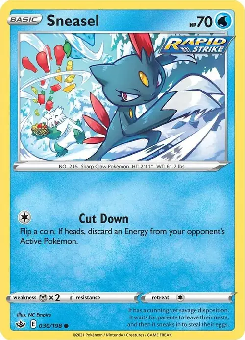 Sneasel card art