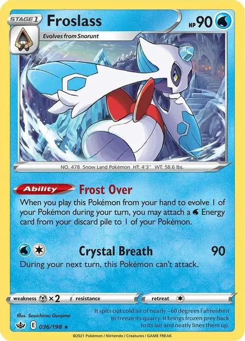 Froslass card art