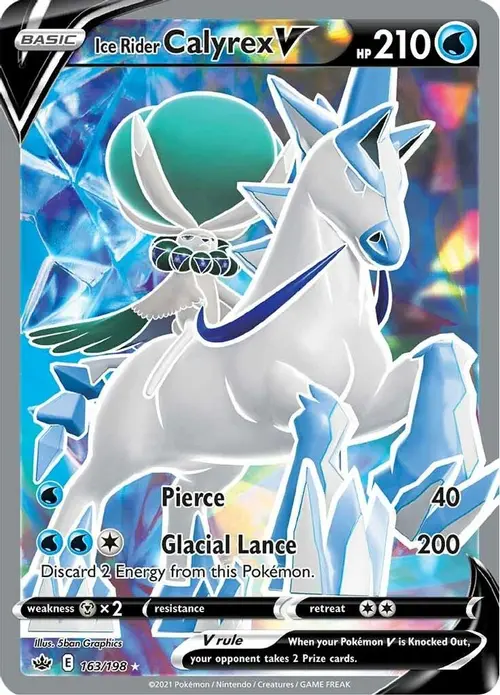 Ice Rider Calyrex V (Full Art) card art