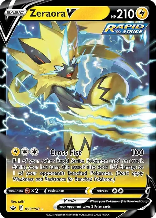 Zeraora V card art