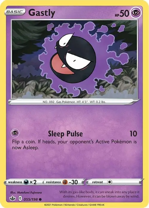 Gastly card art