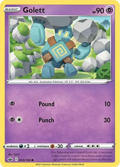 Golett card art