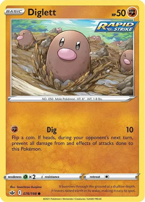 Diglett card art