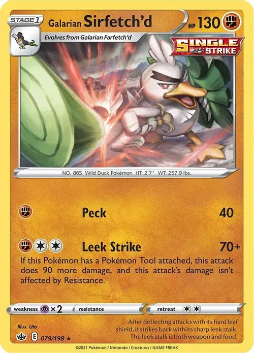 Galarian Sirfetch'd card art