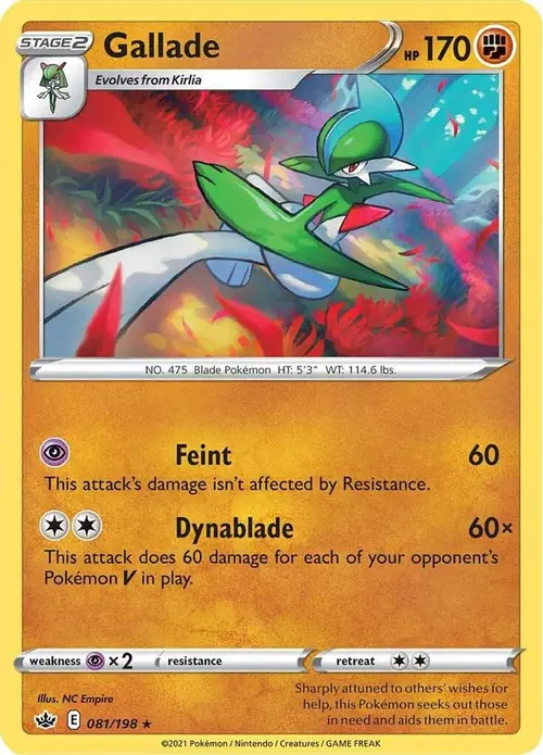 Gallade card art