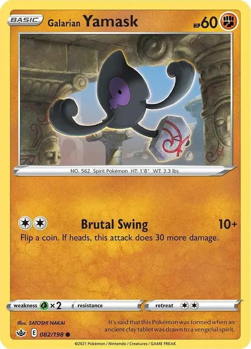 Galarian Yamask card art