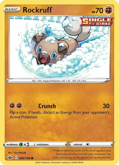 Rockruff card art