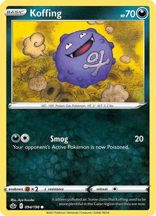 Koffing card art