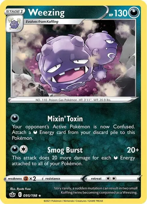 Weezing card art