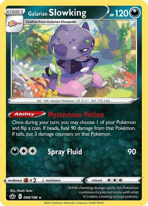 Galarian Slowking card art