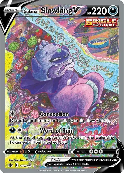 Galarian Slowking V (Alternate Full Art) card art