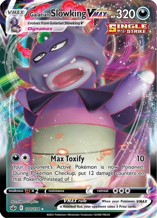 Galarian Slowking VMAX card art
