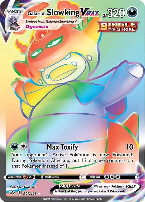 Galarian Slowking VMAX (Secret) card art