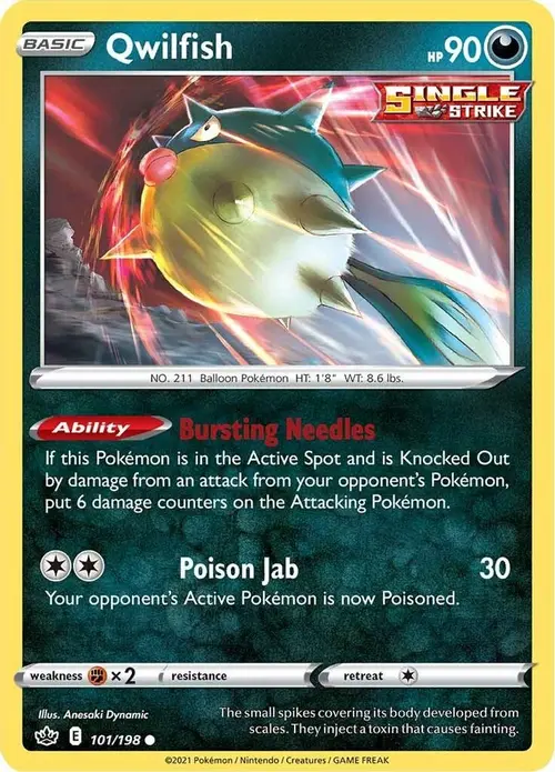 Qwilfish card art