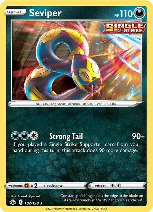 Seviper card art