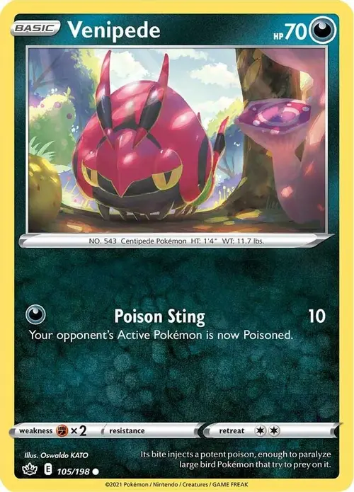 Venipede card art