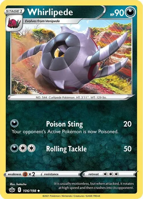 Whirlipede card art