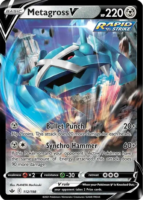 Metagross V card art