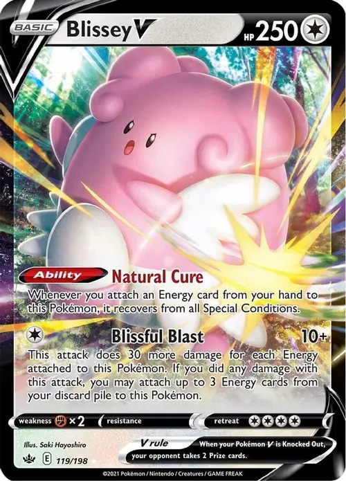 Blissey V card art
