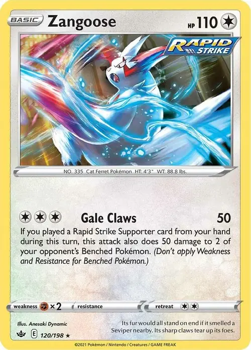 Zangoose card art