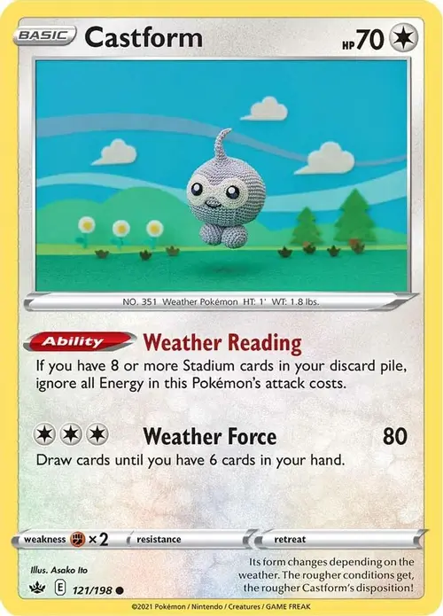 Castform card art