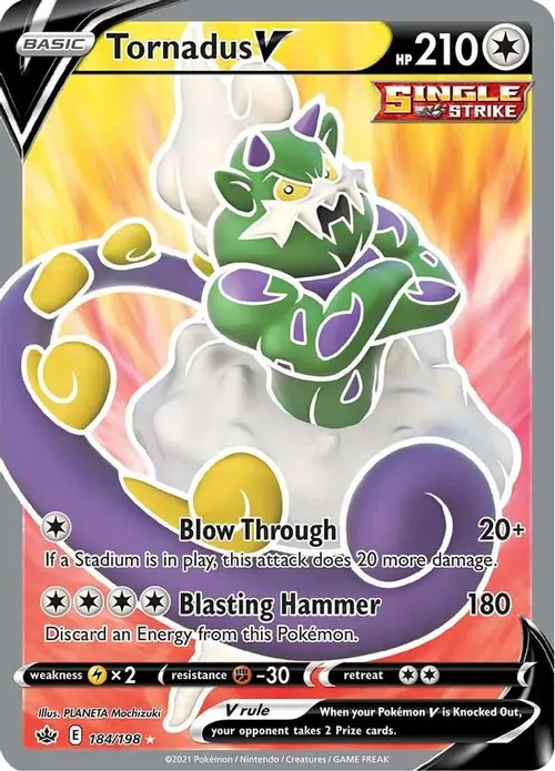 Tornadus V (Full Art) card art
