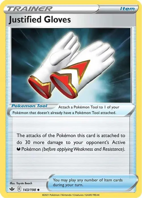 Justified Gloves card art