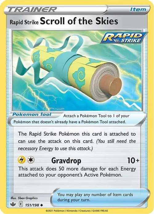Rapid Strike Scroll of the Skies card art